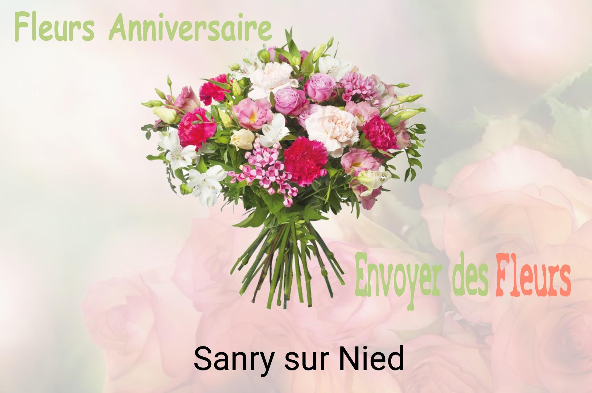 Bouquet de fleurs d’anniversaire livré à Sanry-sur-Nied