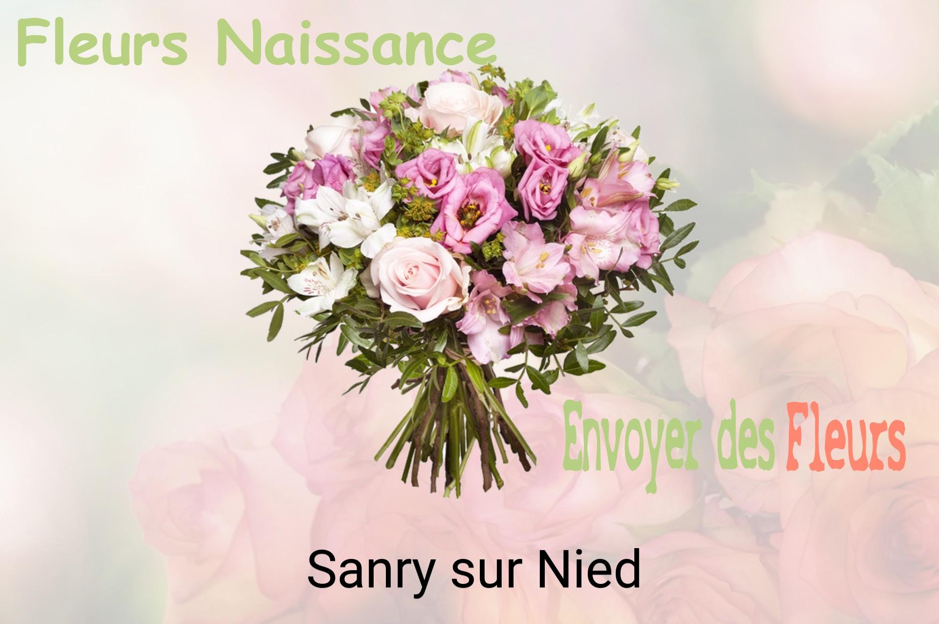 Bouquet de fleurs de naissance livré à Sanry-sur-Nied